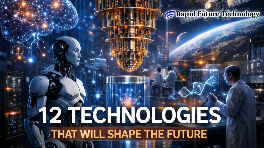 Emerging future technologies including AI robotics and quantum computing