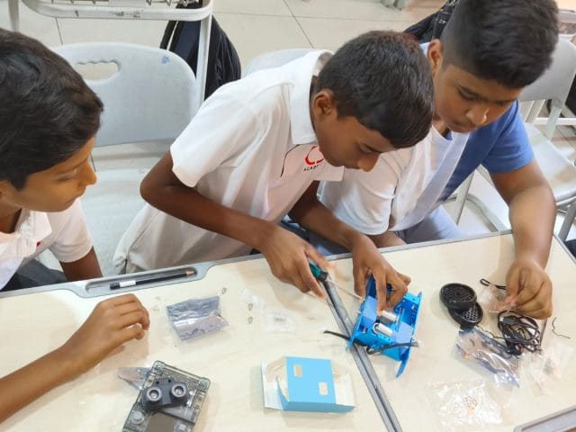 Hands-on Robotics at CS Academy